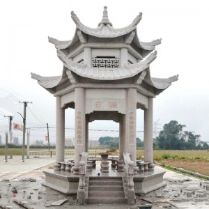 石雕凉亭