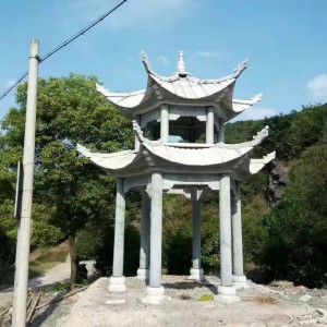 石雕凉亭