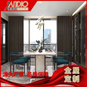 整体酒柜设计定制 家装餐厅柜