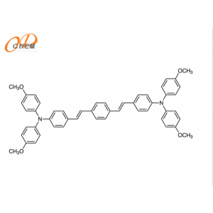 (E,E)-4,4'-[1,4-亚苯基双(乙烯-2,1-二基)]双[N,N-双(4-甲氧基苯基)苯胺] HTM-α-1空穴传输材料 光电材料