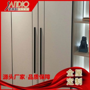 圣蒂欧全屋定制 整体衣柜定制 欧式高端衣柜 轻奢中式衣柜橱柜定制