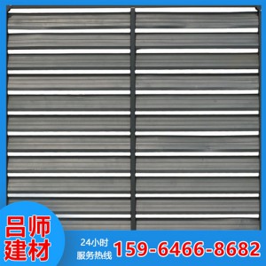 大型铁艺百叶窗批发厂家 吕师建材直销铁艺百叶窗