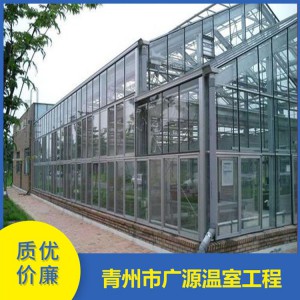 临沂智能日光温室工程价格 连栋玻璃温室批发 各类连栋薄膜温室制造