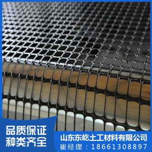 厂家直销单向塑料土工格栅 双向塑料土工格栅 土工格栅加工定制 规格齐全