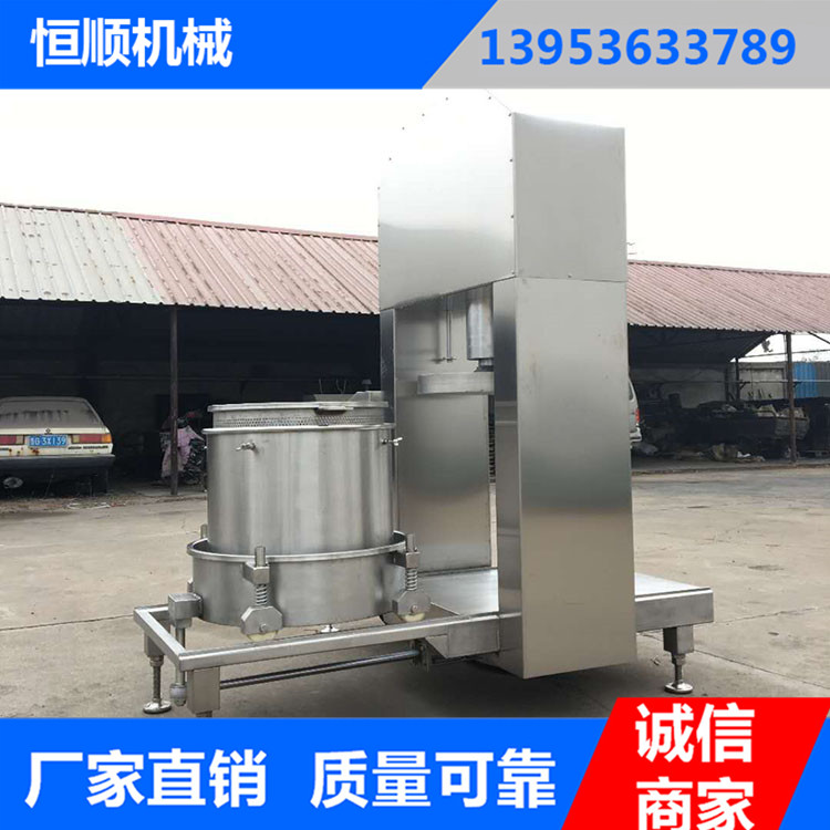 江苏不锈钢液压压榨机 单桶倾斜90度出料压榨机 规格齐全 可定制