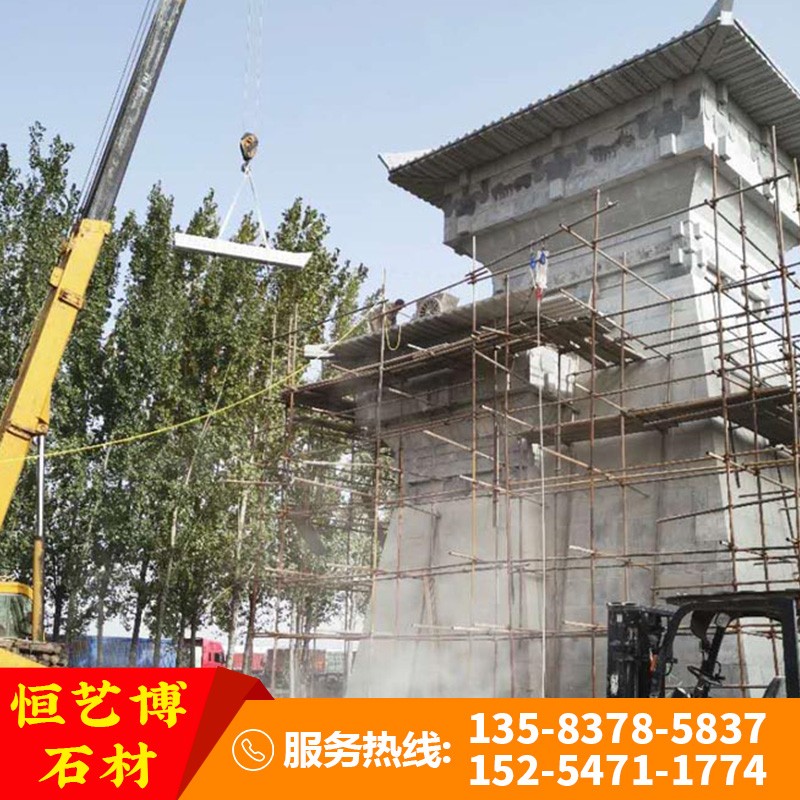 热销寺庙石亭子 石亭石塔 石凉亭 现货供应