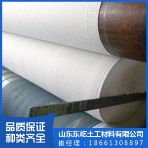 短丝土工布生产厂家 短丝土工布批发 公路养护用土工布