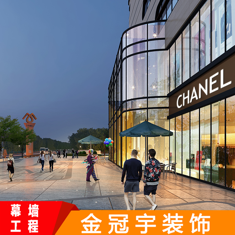 山东地区工程幕墙 城市景观幕墙 多种规格可选