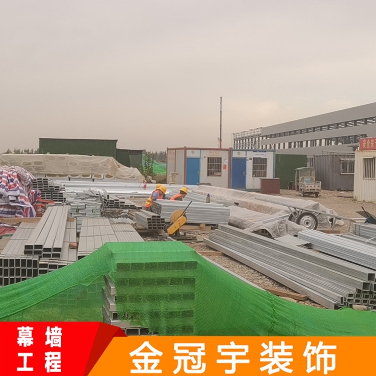 幕墙装饰工程 钢化玻璃幕墙 山东济宁厂家
