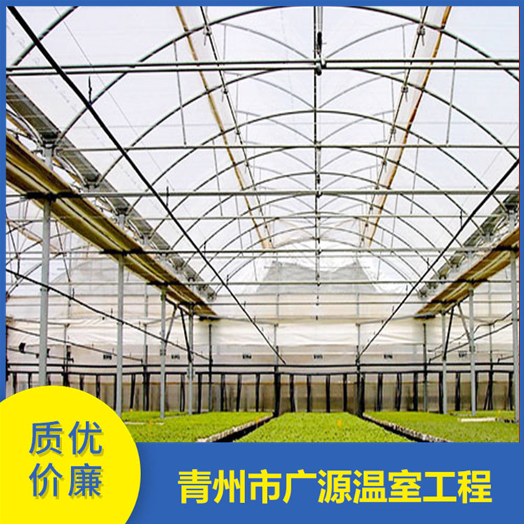 加工玻璃温室大棚 玻璃智能温室价格 承建厂家