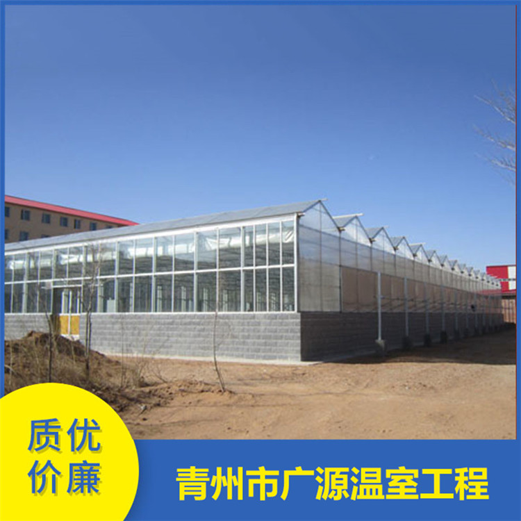 厂家承建玻璃连栋温室 玻璃连栋大棚搭建 欢迎咨询