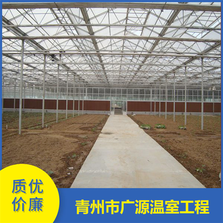 加工玻璃温室大棚 青州玻璃连栋温室厂家 玻璃温室