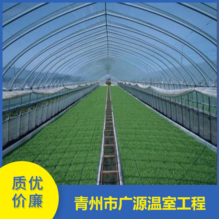 厂家承建玻璃连栋温室 玻璃智能温室价格 广源温室