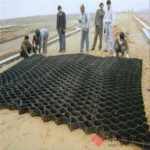 护坡蜂巢土工格室 塑料土工格室 河道护坡路基加固用