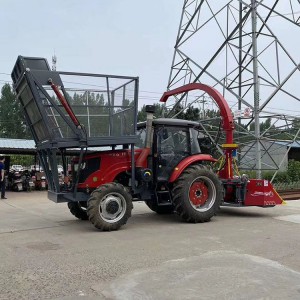 拖拉机青储机销售 牧草秸秆拖拉机 青储机牧森农业