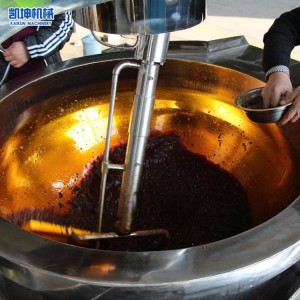 厂家直销全自动行星搅拌炒锅 商用酱料熬制燃气炒锅 辣椒酱炒锅