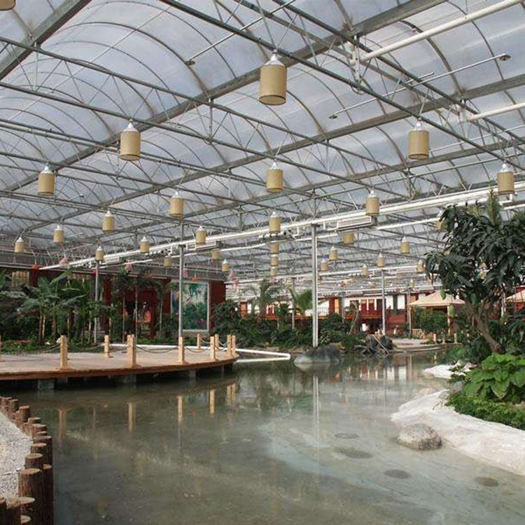 阳光休闲餐厅温室 阳光板温室大棚 翔浩农业