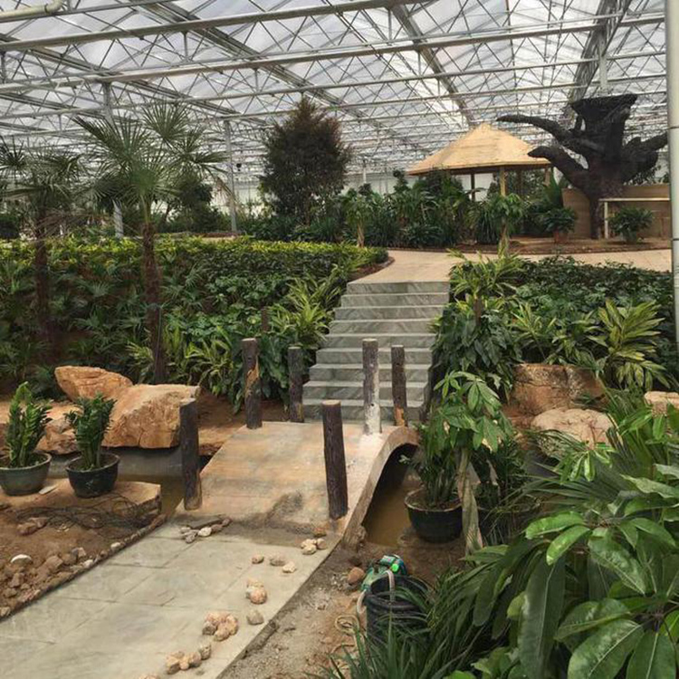 生态温室 玻璃智能温室大棚 专业温室制作厂家