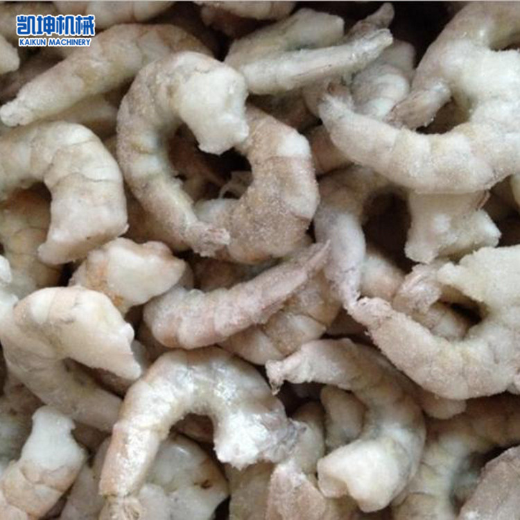 厂家直销鸡爪冰衣机 全自动虾尾挂冰机 速冻海鲜加工生产线