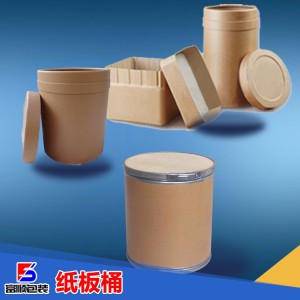 370*500纸板桶 25L铁箍纸板桶生产厂家