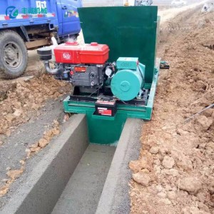 灌溉水渠梯形水渠构件成型设备 u型渠预制机