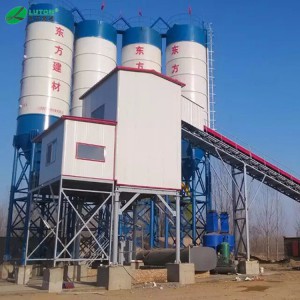 HZS180混凝土搅拌站 移动式商用混凝土搅拌站设备 路通机械