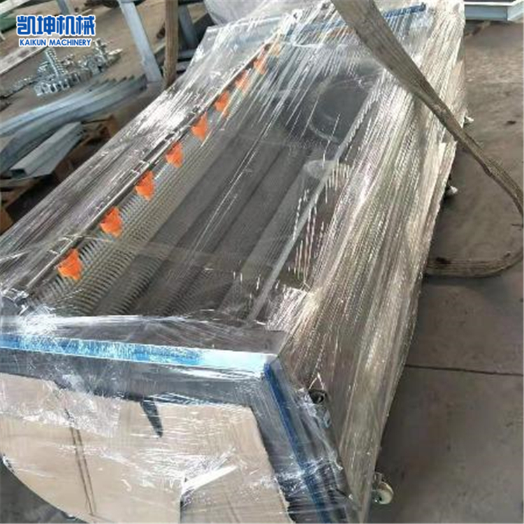 芋头萝卜脱皮机 扇贝海蛎子毛辊清洗机 凯坤 型号尺寸均可定制