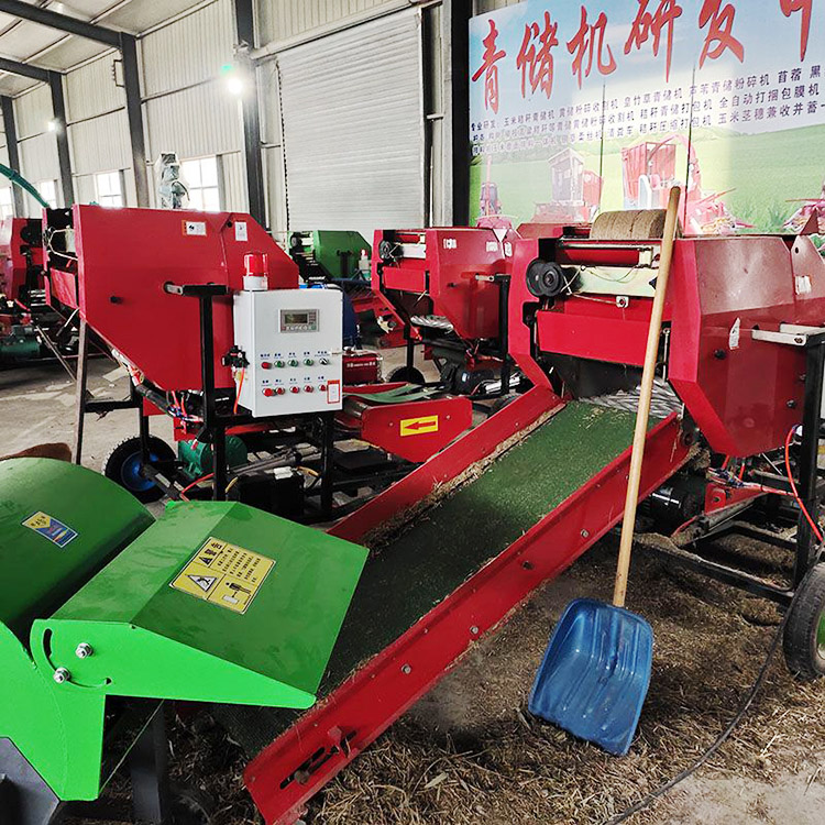 玉米秸秆打捆包膜机 打捆包膜一体机  厂家销售