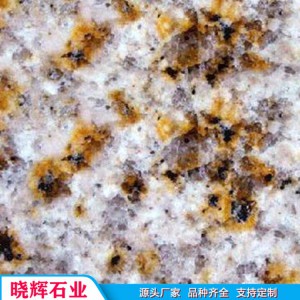 厂家直销黄锈石花岗岩荔枝面 黄锈石光面地铺石