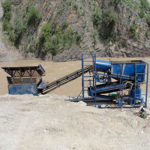 滚筒筛离心机选金设备 淘金设备 淘金生产线