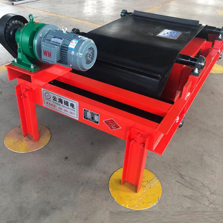 加工定制永磁自卸式油冷除铁器 全自动永磁除铁器 悬挂式电磁除铁器