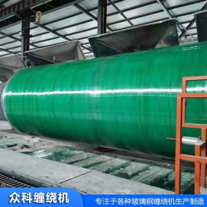 众科玻璃钢内加筋缠绕设备 内加强筋带筋缠绕机