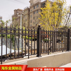 铝合金别墅庭院围栏 现代简约围墙护栏 铝艺护栏厂家设计安装