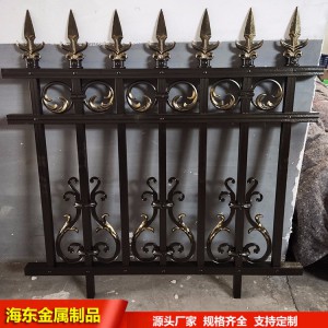 铝合金别墅庭院围栏 现代简约围墙护栏 铝艺护栏厂家设计安装