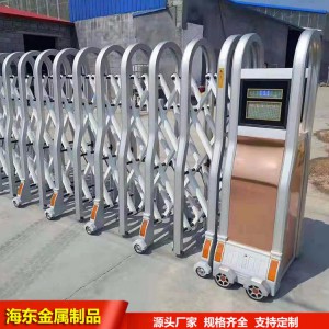 电动伸缩门 厂区电动门 铝合金不锈钢均可定制