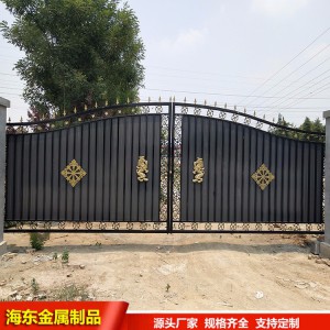 铁艺大门别墅小区入户大门 厂区铸铁大门 多种款式