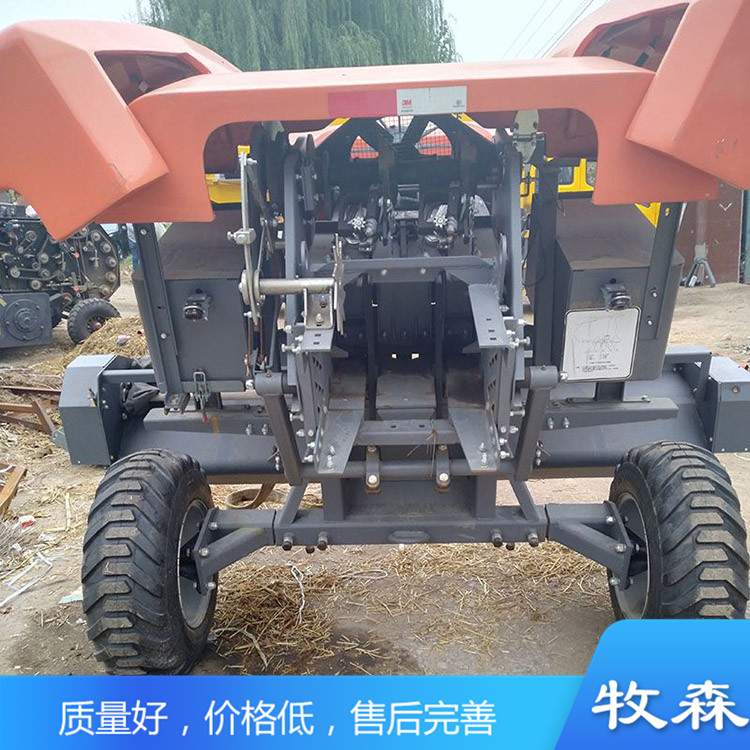 青储秸秆方捆打捆机 自动方捆打捆机 牧森农业
