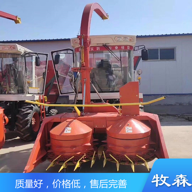 自走式玉米秸秆青储机 自走式青储机生产 牧森农业