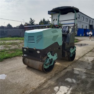 1/2/3吨钢轮座驾式压路机 邦德小型座驾式压路机厂家  震动碾子