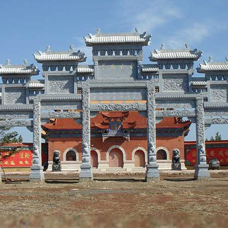 石牌坊 仿古石牌坊 景观石牌坊出售 石雕牌坊价格