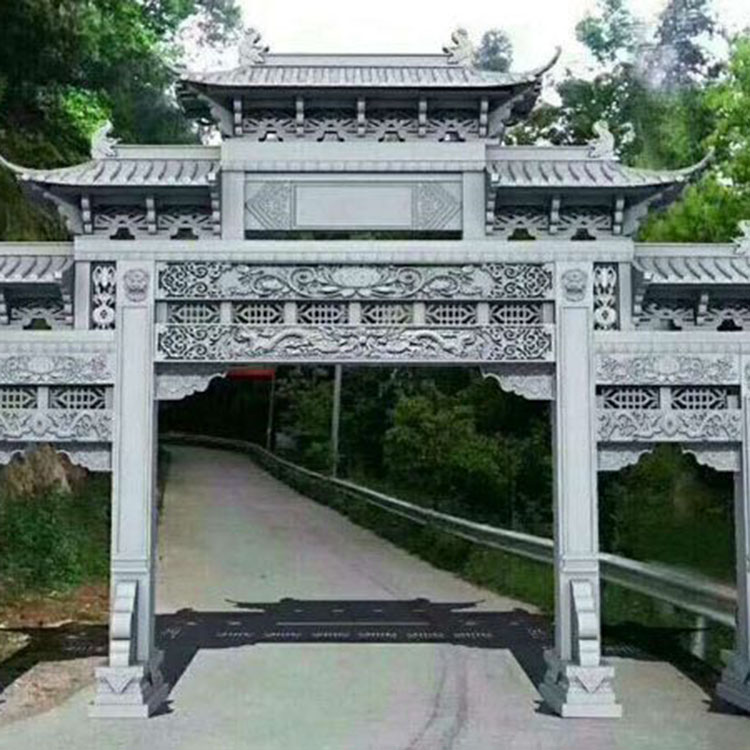石牌坊价格 大型石牌坊 石雕牌坊厂家 厂家制作