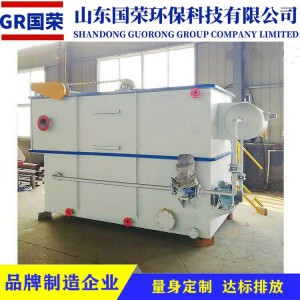 全自动一体化溶气气浮机生产厂家 国荣环保品牌企业铸就品质设备