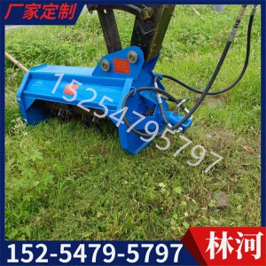 加工生产挖机液压滚筒割草机 挖掘机改装割草机碎枝机 园林草木绿植割草机现货