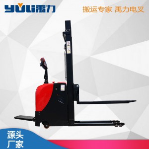 山东站驾式堆高车托盘堆垛装卸车窄通道电瓶仓储叉车厂家
