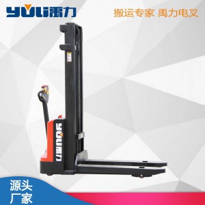 山东站驾式堆高车托盘堆垛装卸车窄通道电瓶仓储叉车厂家