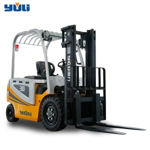 新能源四轮电动叉车1吨小型2吨液压搬运车3吨堆高车电动叉车